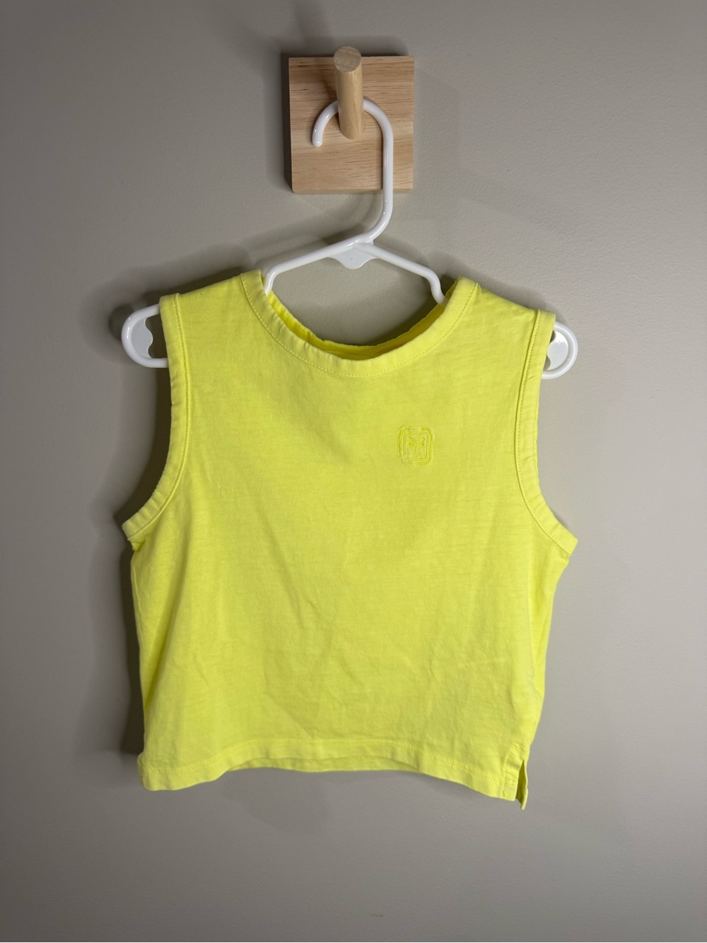 Zara Neon Yellow Kids Tank Top